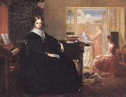 Richard Redgrave,RA The Governess:she Sees no Kind Domestic Visage Near USA oil painting artist